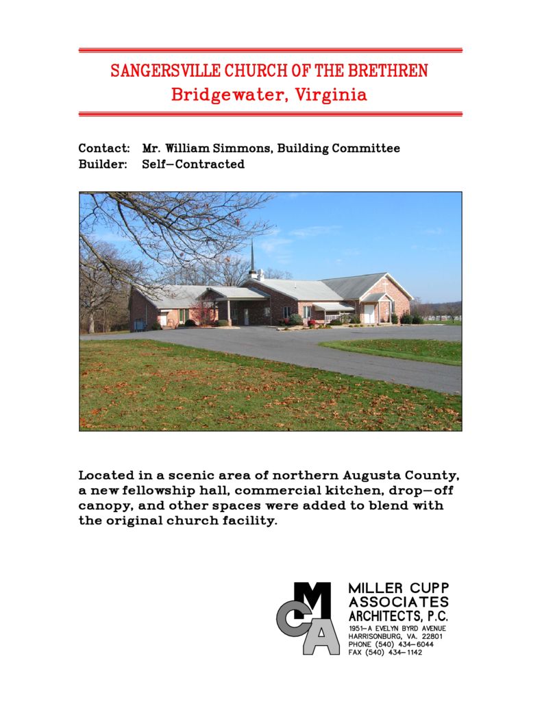 Sangersville Church of the Brethren